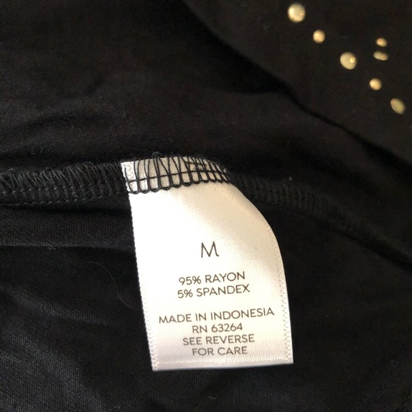 Gold Studded Sleeveless Top - Picture 7 of 7